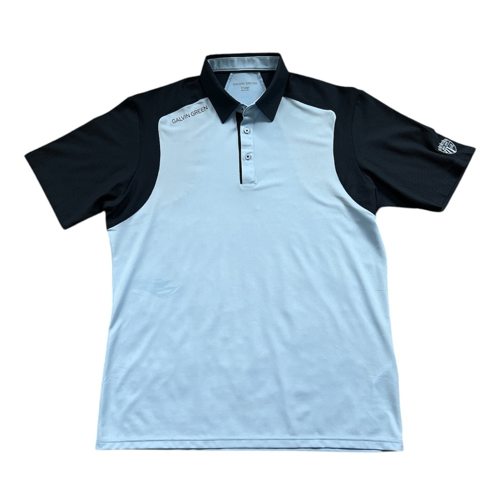 Galvin‎ Green Men's Blue Massimo Ventil8 Golf Polo Shirt Size Xlarge NWOT - Picture 3 of 11